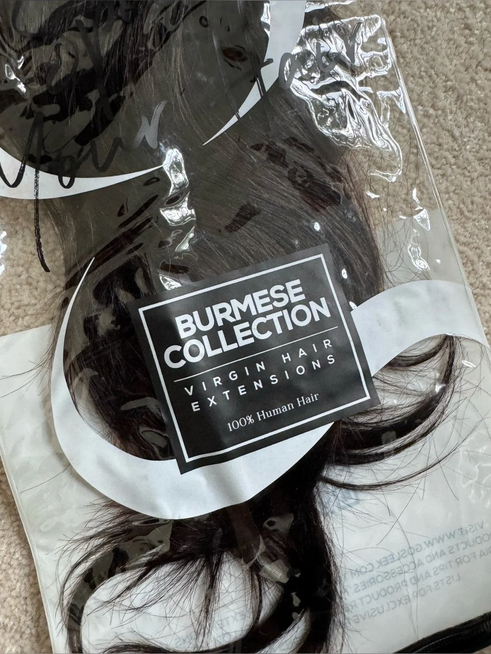Go Sleek Follicle Fusion U-Part Wig 16” Long - Body Wave 100% Human Hair - NEW